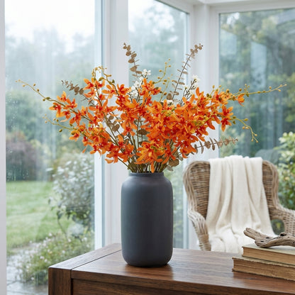 Orange Cymbidium Spray