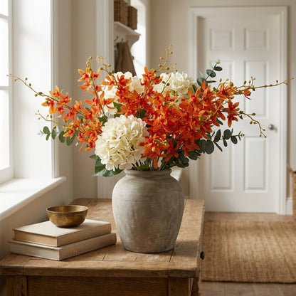 Orange Cymbidium Spray