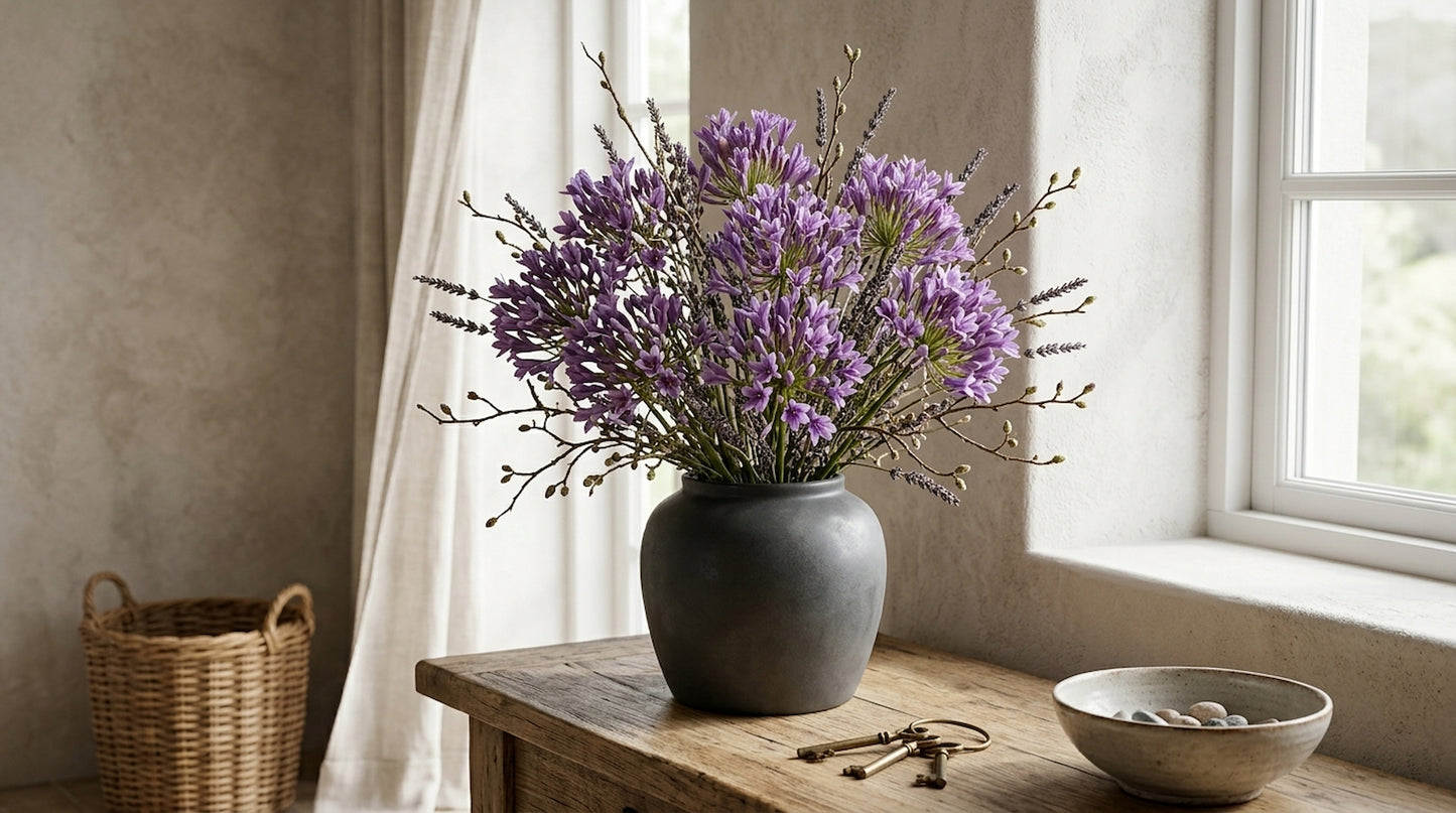 Lilac Agapanthus Spray