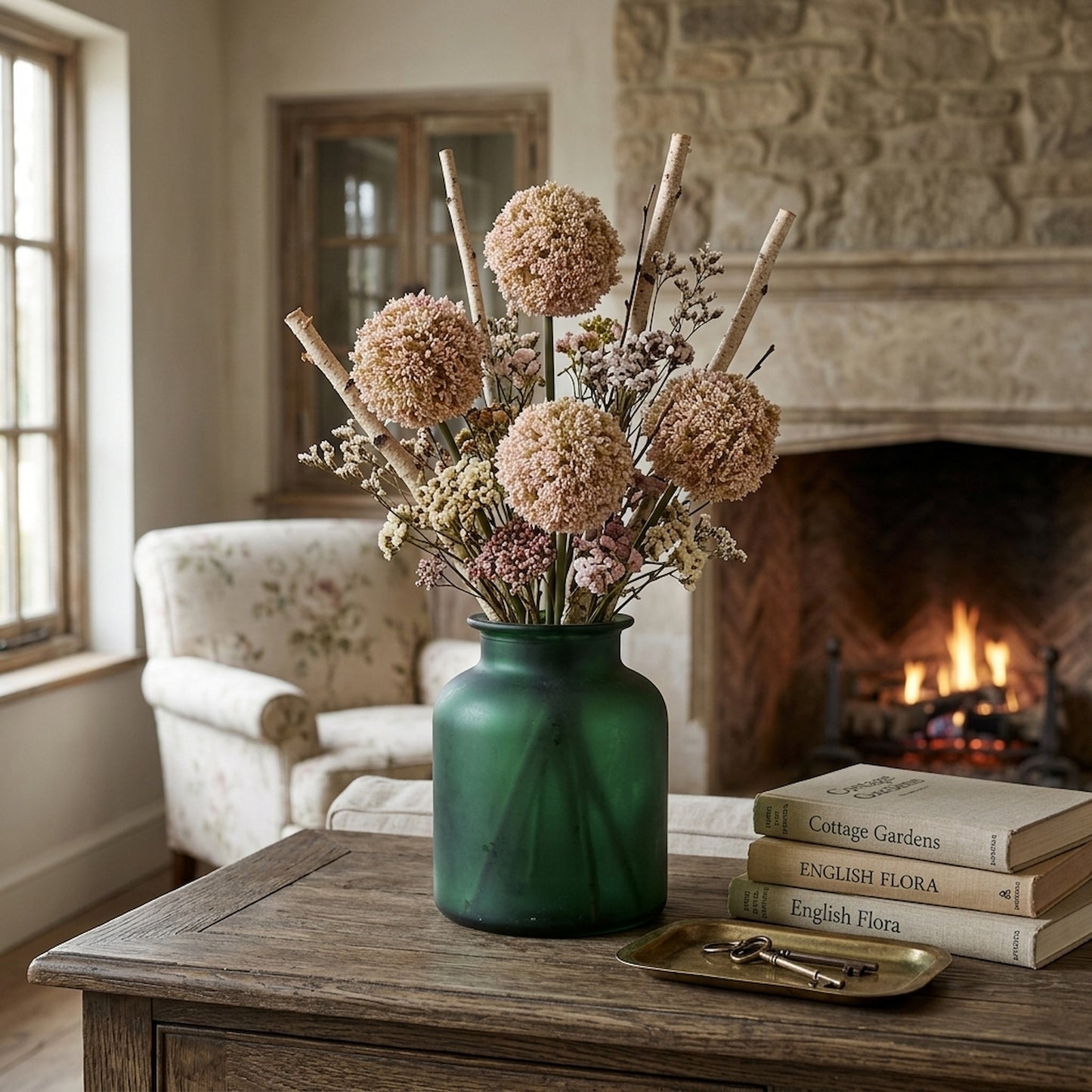 Pink Allium Stem