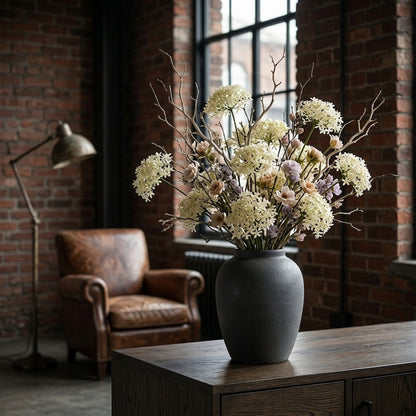 Cream Crown Hydrangea Stem