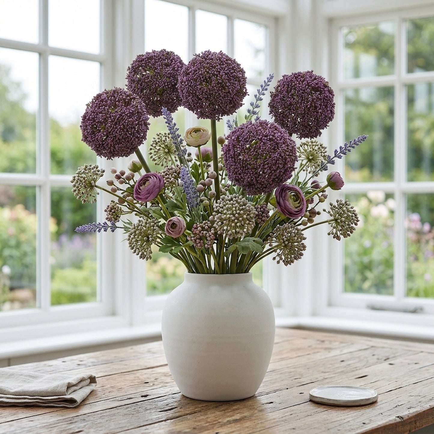 Purple Allium Stem