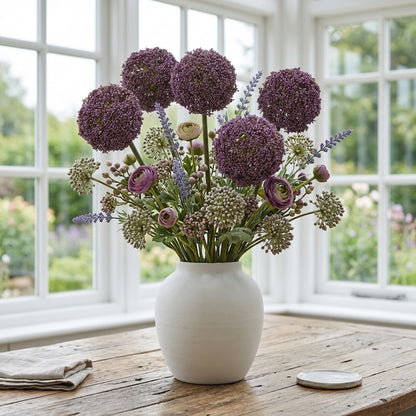 Purple Allium Stem
