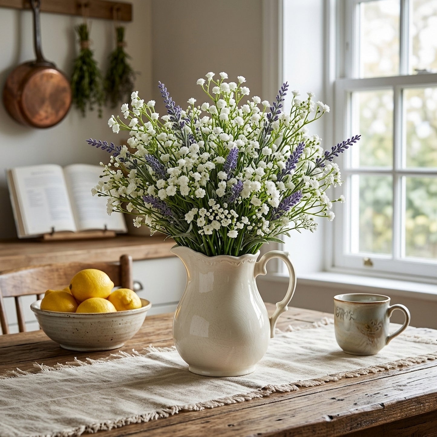 Cream Gypsophila Stem