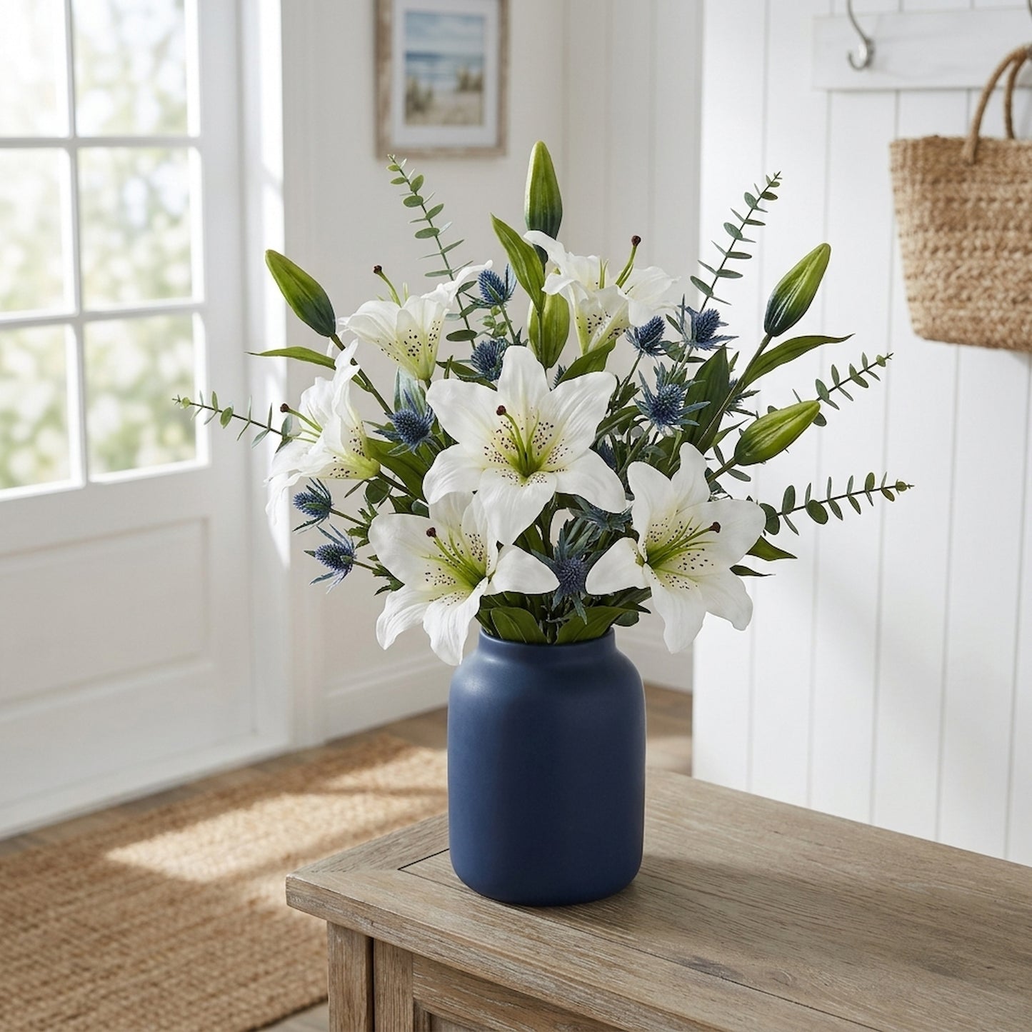 White Madonna Lily Spray