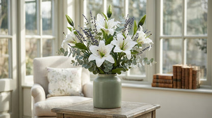 White Madonna Lily Spray