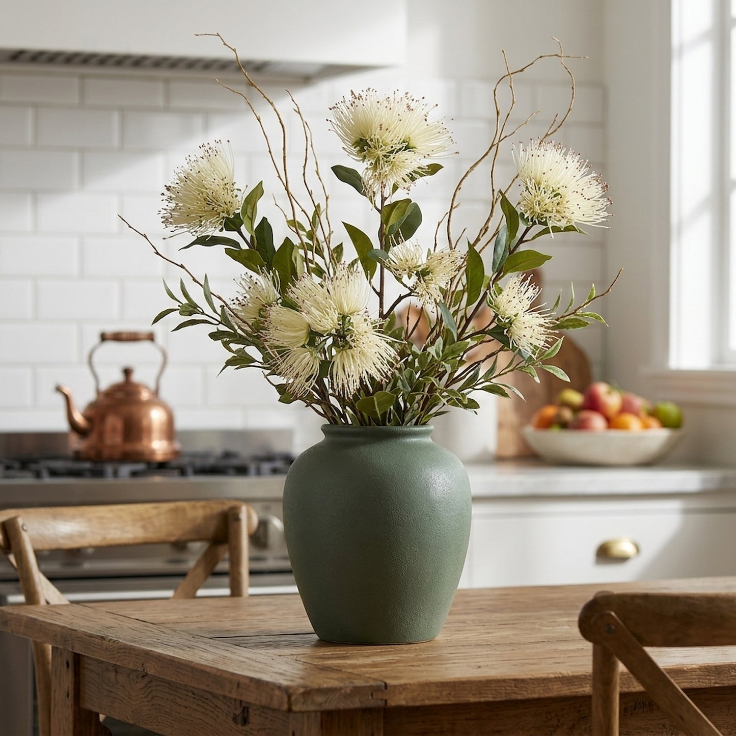 Cream Protea Nitida Spray