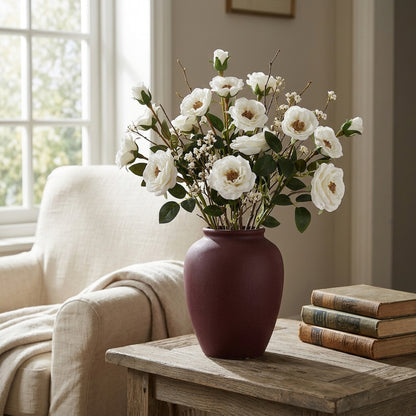 The Natural Garden Collection White Hedge Rose Stem
