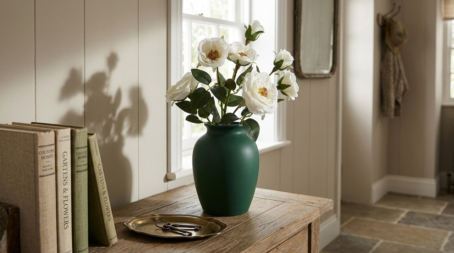 The Natural Garden Collection White Hedge Rose Stem