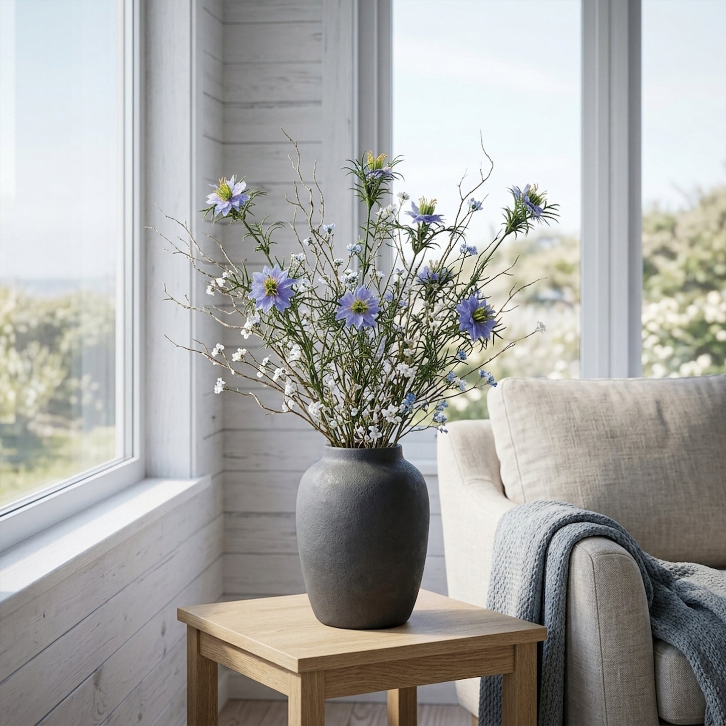 The Natural Garden Collection Purple Nigella Love In A Mist