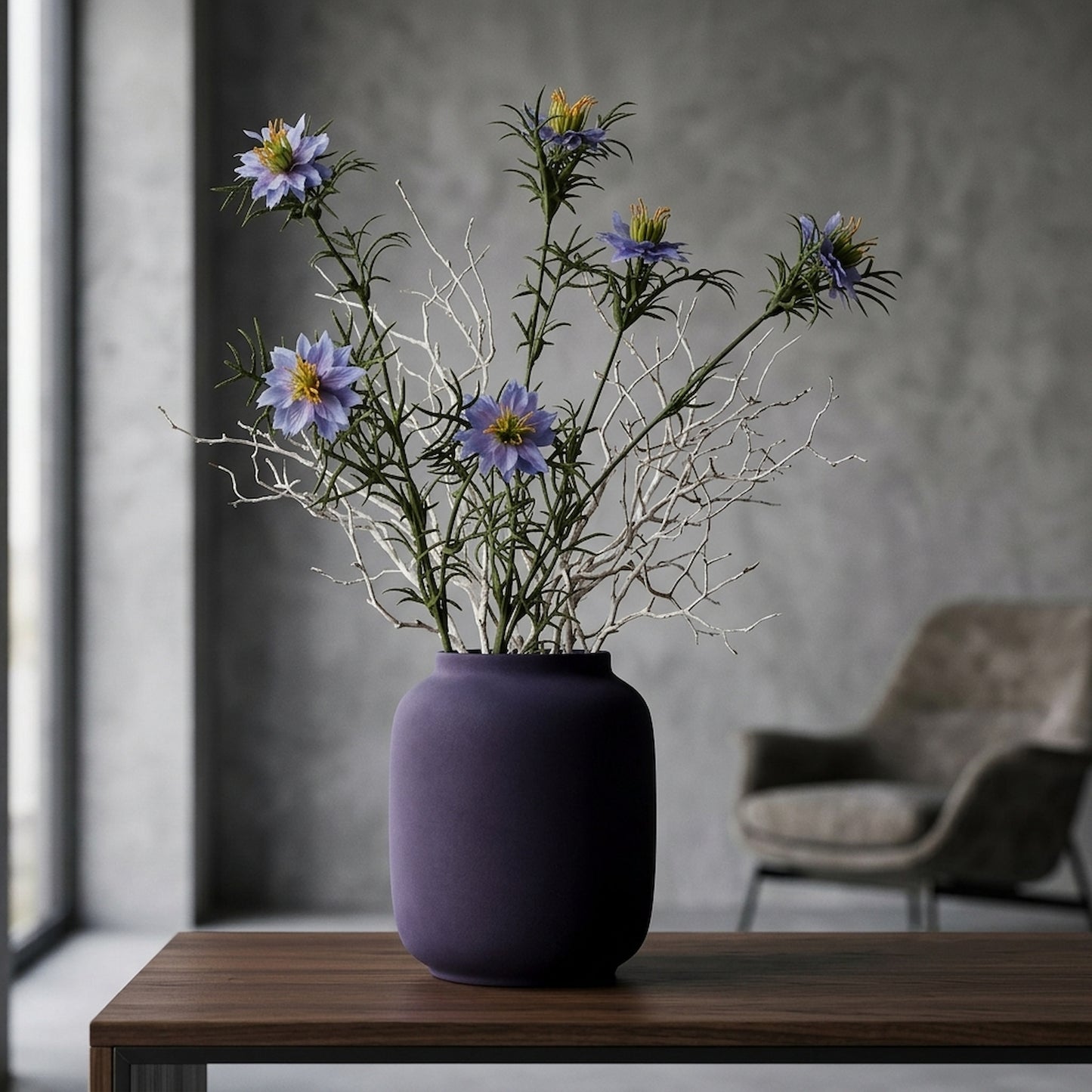 The Natural Garden Collection Purple Nigella Love In A Mist