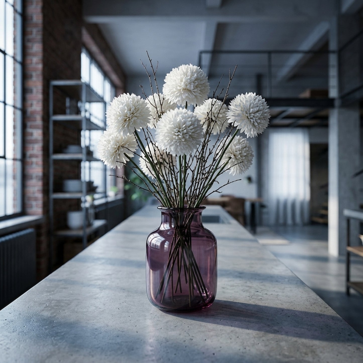 White Short Chrysanthemum