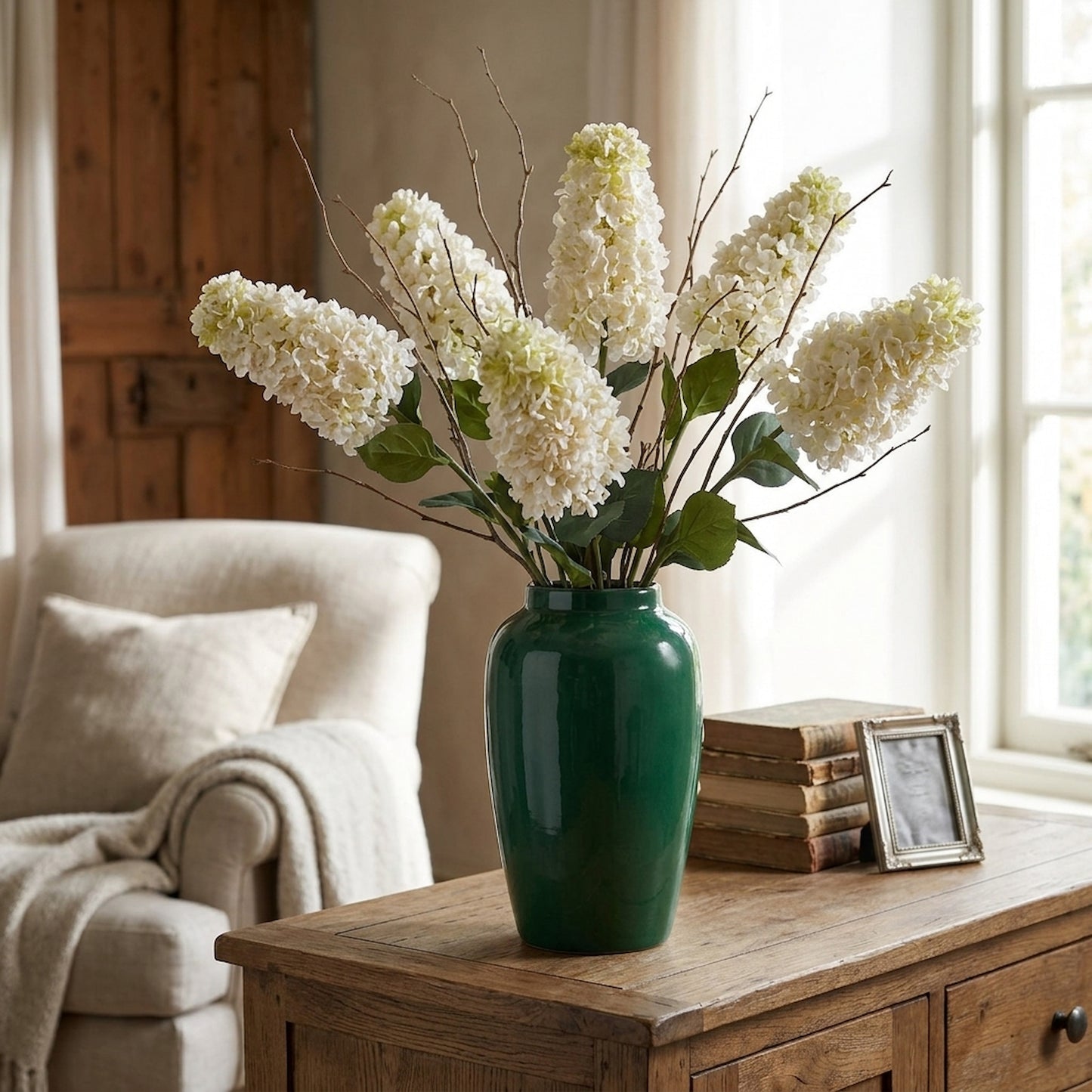 White  Spear Hydrangea