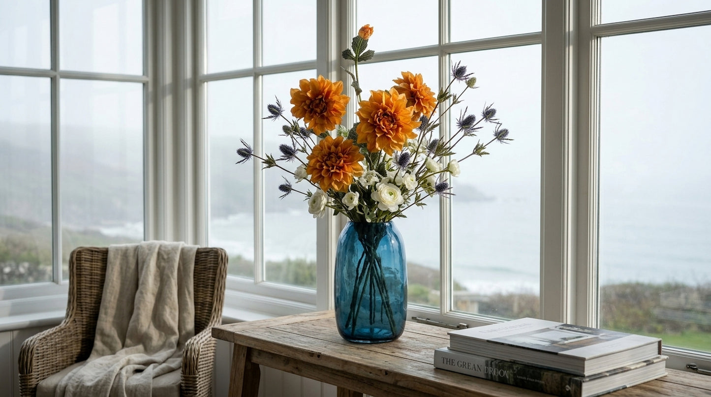 Orange Dahlia Spray