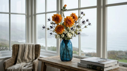 Orange Dahlia Spray