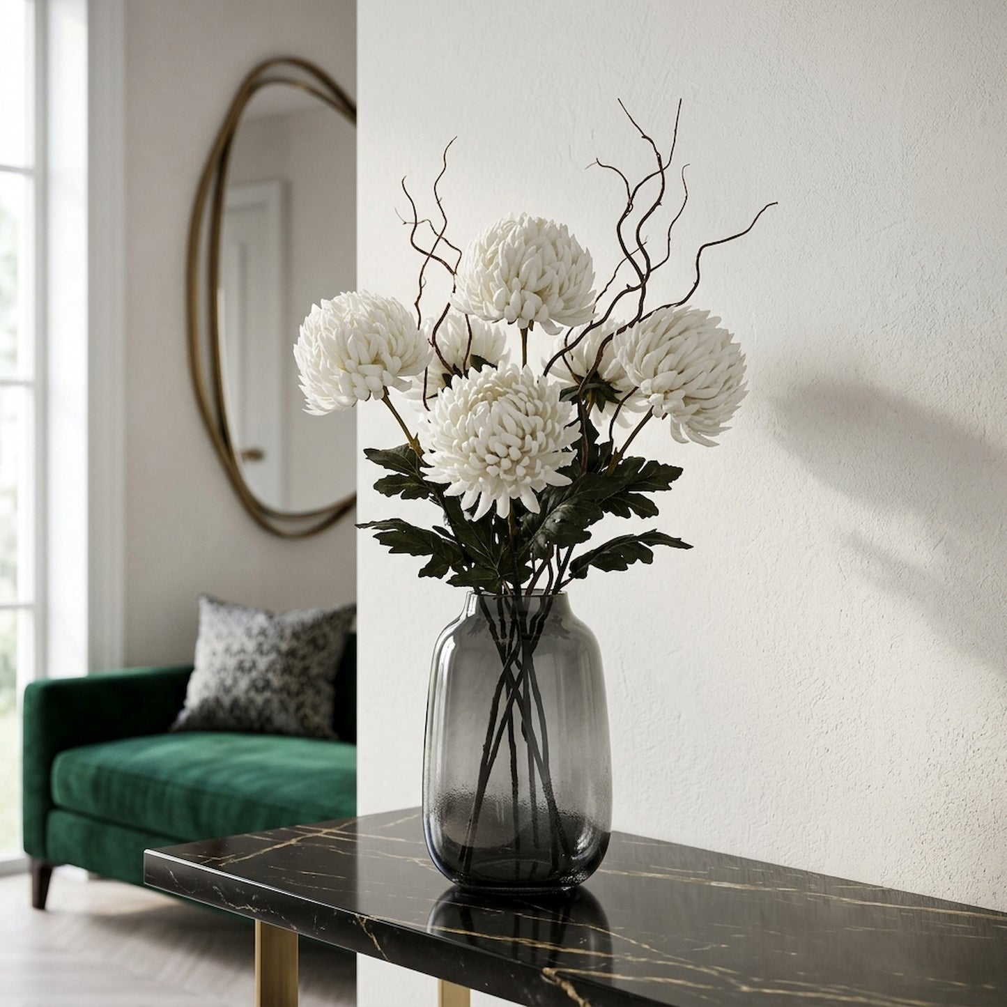 Large White Chrysanthemum
