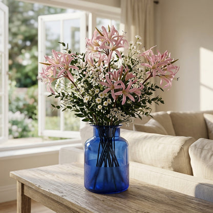 The Natural Garden Collection Pink Lily Stem