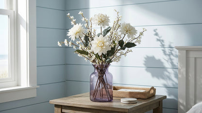 The Natural Garden Collection Tall White Dahlia
