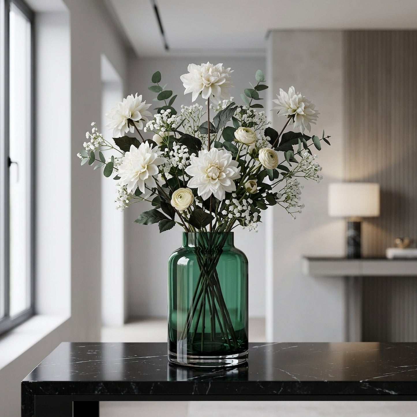 The Natural Garden Collection Tall White Dahlia