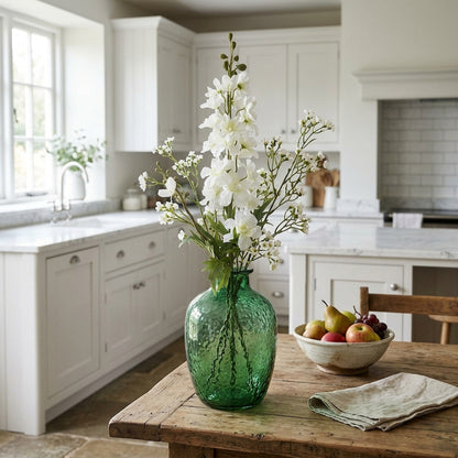 Tall White Delphinium Stem