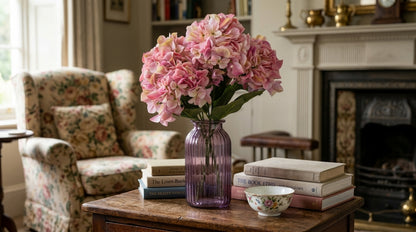 Shabby Pink Hydrangea Bouquet