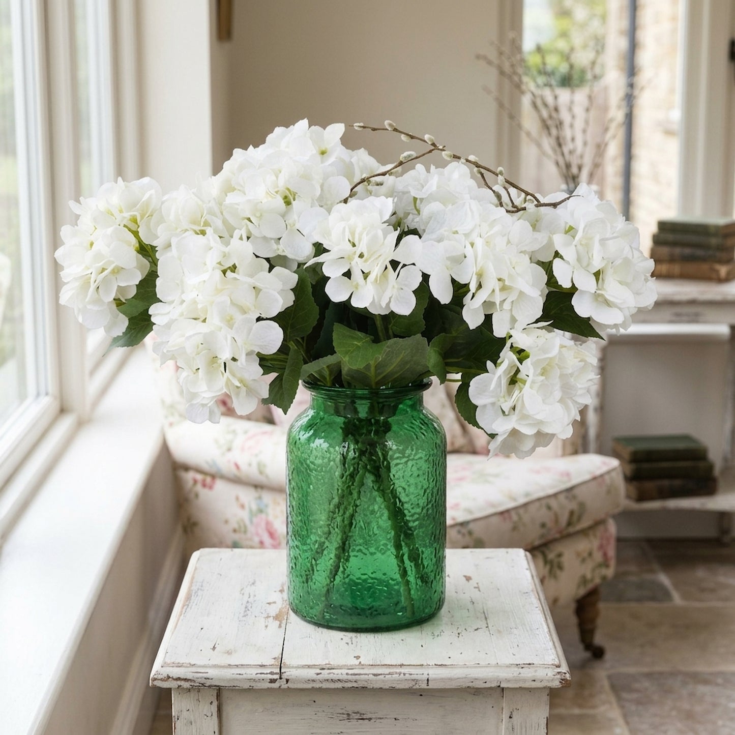 White Hydrangea Bouquet