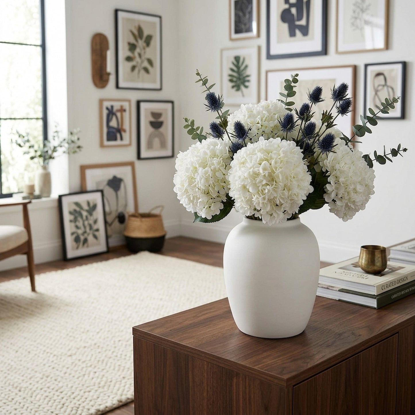 Oversized White Hydrangea