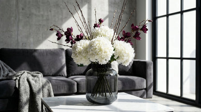 Oversized White Hydrangea