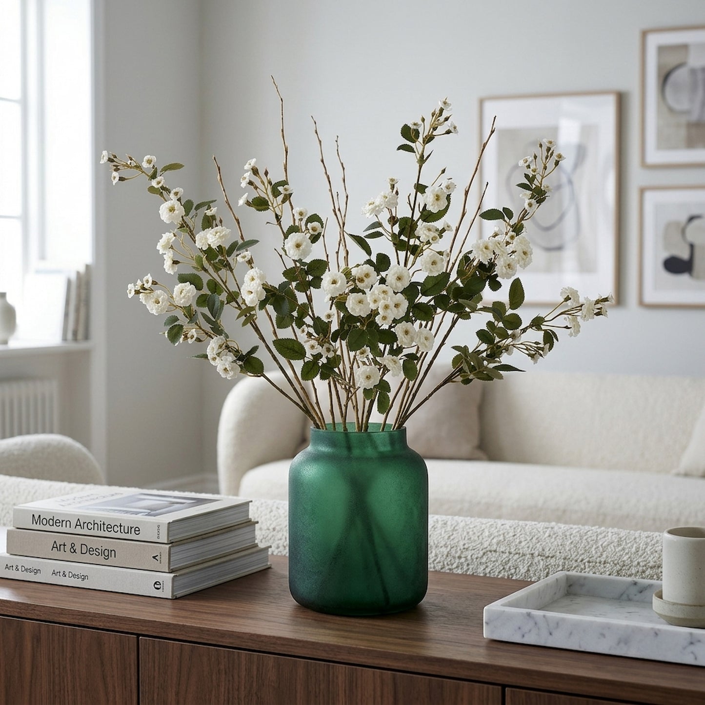 White Wild Meadow Rose