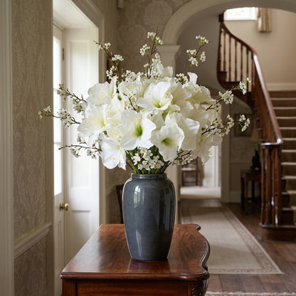 Classic White Amaryllis Flower