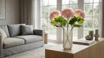 Single Pink Hydrangea